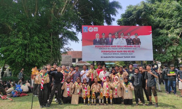 Pramuka SMA Negeri 1 Seyegan Mengikuti Barata XXXVIII