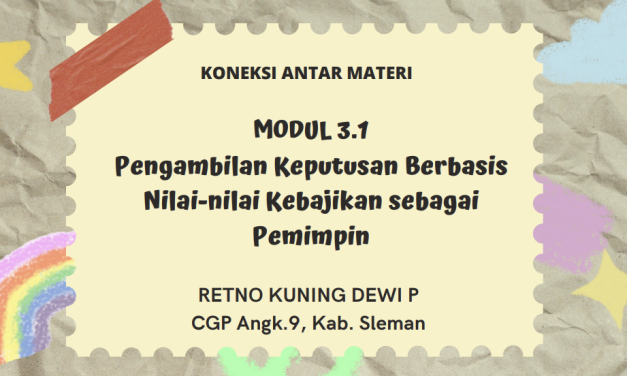 Modul 3.1 CGP ANGKATAN 9 (RETNO KUNING DEWI P.)