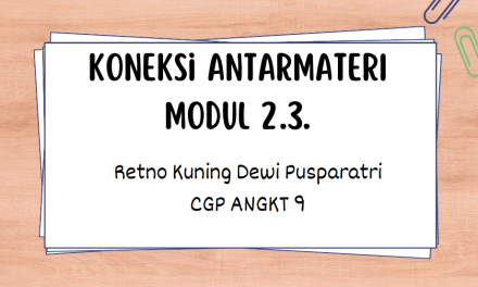 Modul 3.2 CGP ANGKATAN 9 (Retno Kuning Dewi Pusparatri)