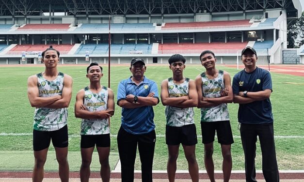 Empat Atlet Menjuarai Estafet Nomor 4 x 100 m Umum Putra Kejurda