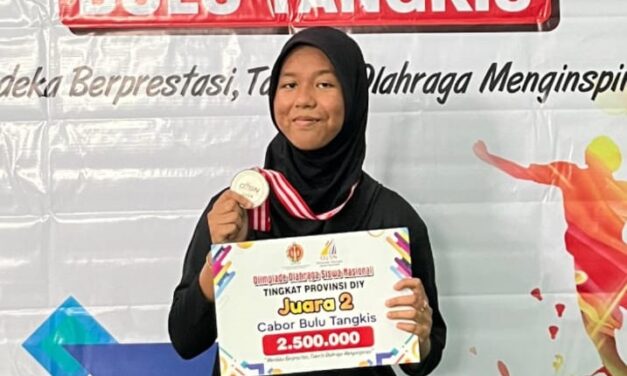 Juara II Bulutangkis O2SN DIY