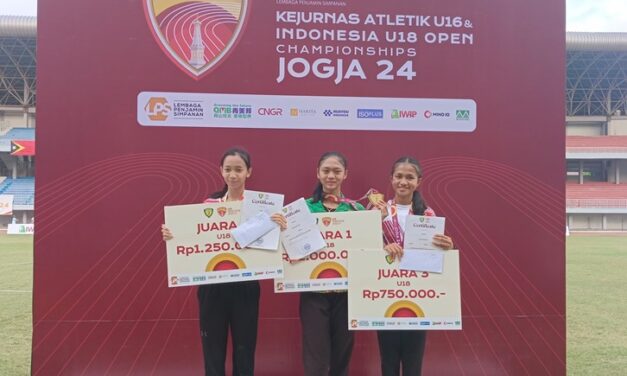 Alexandra Clara peroleh Medali Emas Kejurnas Atletik U-16 & Indonesia Open U18