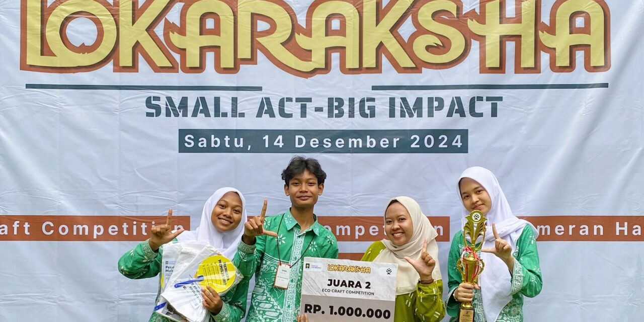 Eco Bloom SMA N 1 Seyegan Harumkan Nama Sekolah di Ajang Lokaraksha UII