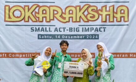 Eco Bloom SMA N 1 Seyegan Harumkan Nama Sekolah di Ajang Lokaraksha UII