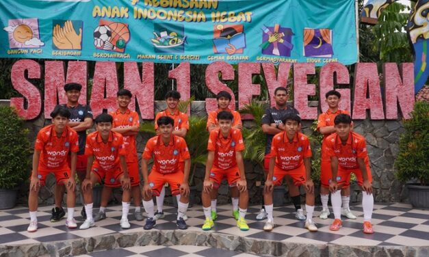 TIM FUTSAL SMAN 1 SEYEGAN SIAP TANDING DI KOMPETISI FUTSAL ANTAR SEKOLAH 2025