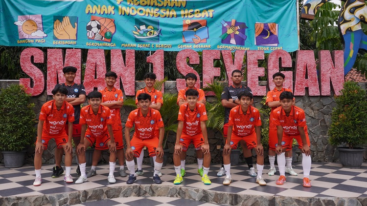 TIM FUTSAL SMAN 1 SEYEGAN SIAP TANDING DI KOMPETISI FUTSAL ANTAR SEKOLAH 2025