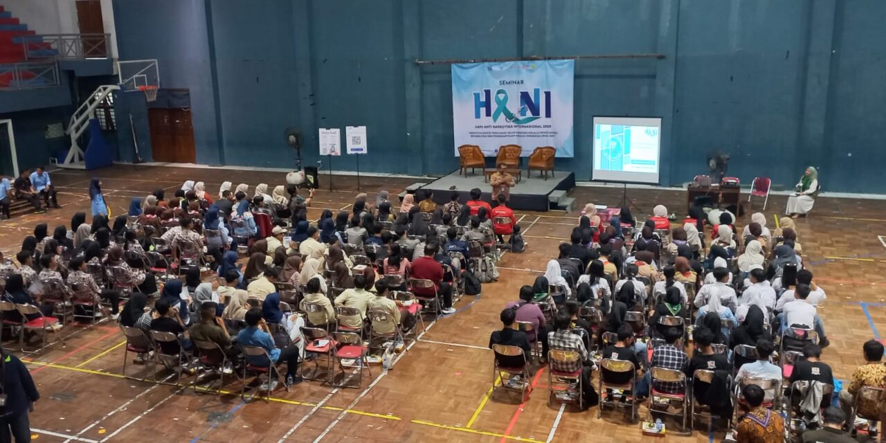 SMAN 1 Seyegan Berpartisipasi Aktif dalam Peringatan Hari Anti Narkoba Internasional di GOR Pangukan Sleman