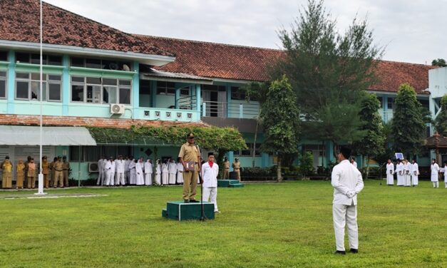 SMAN 1 Seyegan Gelar Upacara Peringatan Hari Pancasila, Iringi Perpisahan Bapak Kartana
