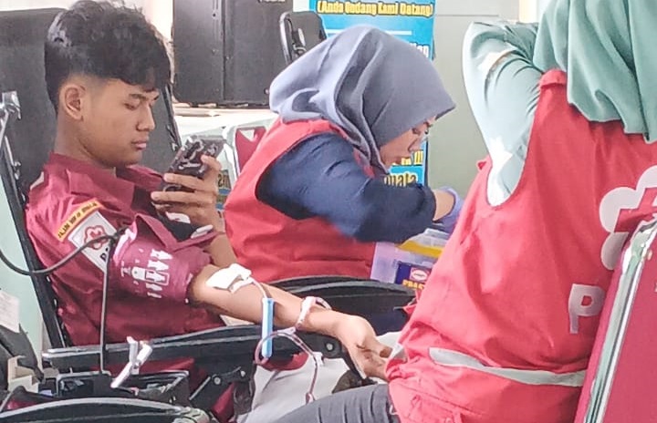 Merajut Solidaritas di Hari Kemerdekaan: SMAN 1 Seyegan Gelar Donor Darah Penuh Makna