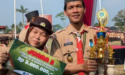 Pramuka SMAN 1 Seyegan Raih Juara 3 Lomba Gudep Berprestasi Tingkat Kabupaten Sleman