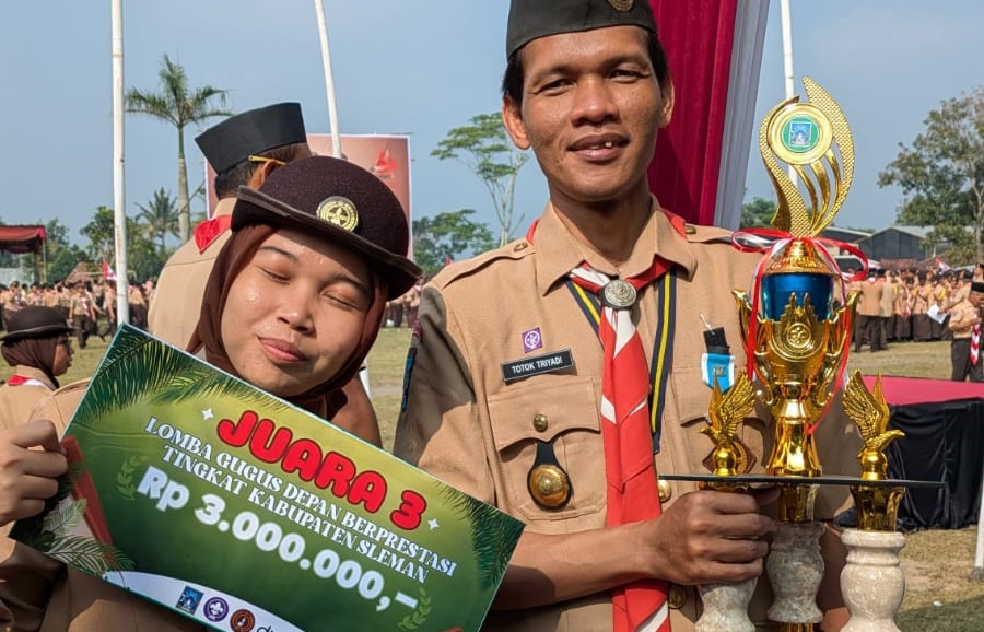 Pramuka SMAN 1 Seyegan Raih Juara 3 Lomba Gudep Berprestasi Tingkat Kabupaten Sleman