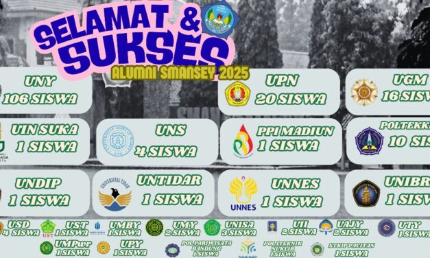 Mengukir Masa Depan, Meraih Impian: Selamat dan Sukses untuk 183 Alumni SMAN 1 Seyegan!
