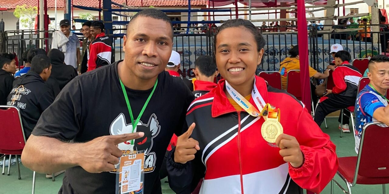Isabella Suarez kembali meraih Medali Emas pertamanya di PORDA DIY 2025