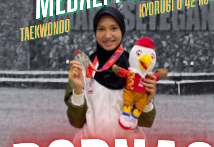 🥈 Nadjwa Gaitsha Sumbang Perak Taekwondo di POPNAS 2025: Bukti Ketangguhan Srikandi Pelajar