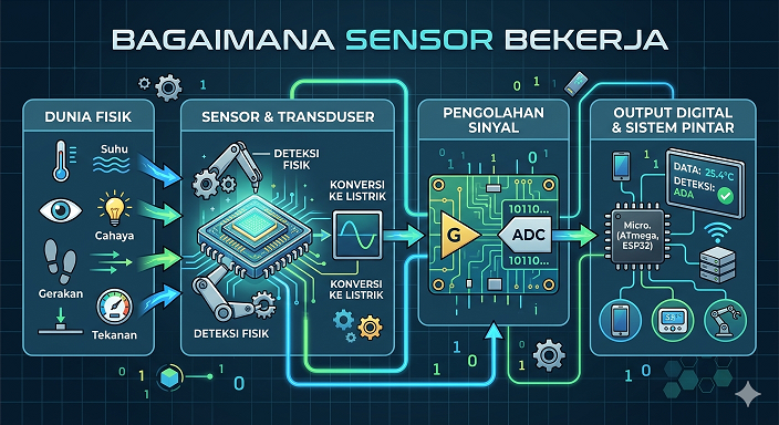 Menembus Batas Indera: Bagaimana Sensor Mengubah Dunia Fisik Menjadi Data Digital