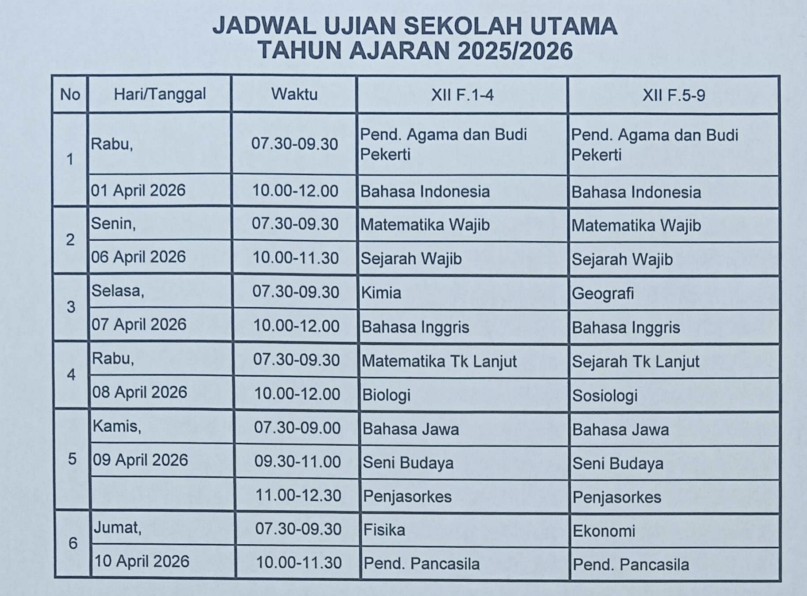 Ujian Sekolah