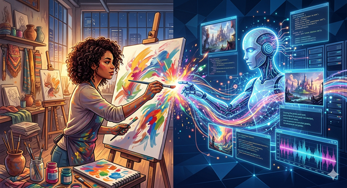 AI vs Kreativitas Manusia: Ancaman Nyata atau Mitra Kolaborasi Masa Depan?