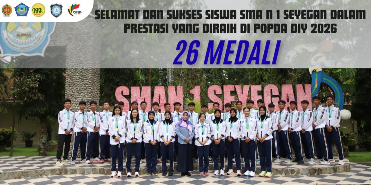 Prestasi Gemilang! SMAN 1 Seyegan Borong 26 Medali di POPDA DIY 2026