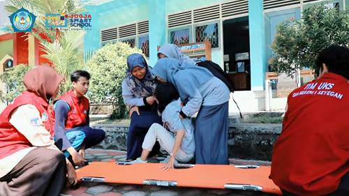 SMAN 1 Seyegan Gelar Simulasi Gempa di Hari Kesiapsiagaan Bencana 2026