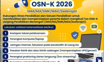 Sinergi Dinas Pendidikan dan Sekolah: Kunci Sukses Penguatan Kesiapan OSN-K 2026 Berbasis Digital