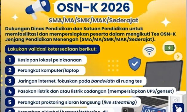 Sinergi Dinas Pendidikan dan Sekolah: Kunci Sukses Penguatan Kesiapan OSN-K 2026 Berbasis Digital