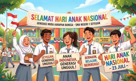 Selamat Hari Anak Nasional 2026: SMAN 1 Seyegan Komitmen Wujudkan Generasi Muda Berarakter dan Siap Menyongsong Masa Depan
