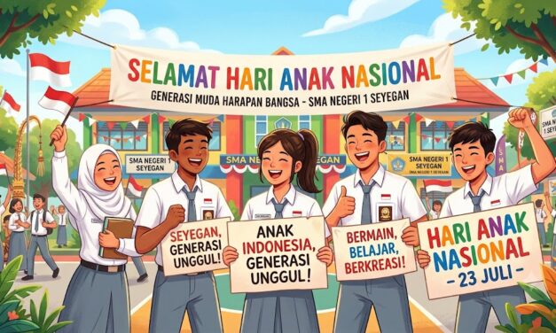Selamat Hari Anak Nasional 2026: SMAN 1 Seyegan Komitmen Wujudkan Generasi Muda Berarakter dan Siap Menyongsong Masa Depan