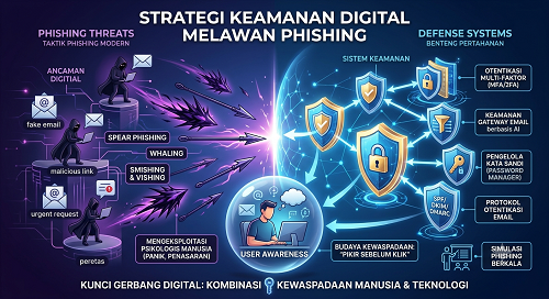 Strategi Ampuh Keamanan Siber Melawan Ancaman Phishing