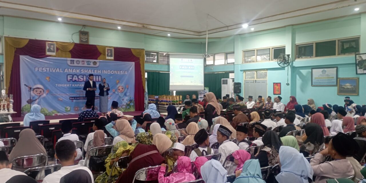 Meriah! SMAN 1 Seyegan Dipercaya Jadi Lokasi Festival Anak Sholeh Indonesia (FASI) XIII