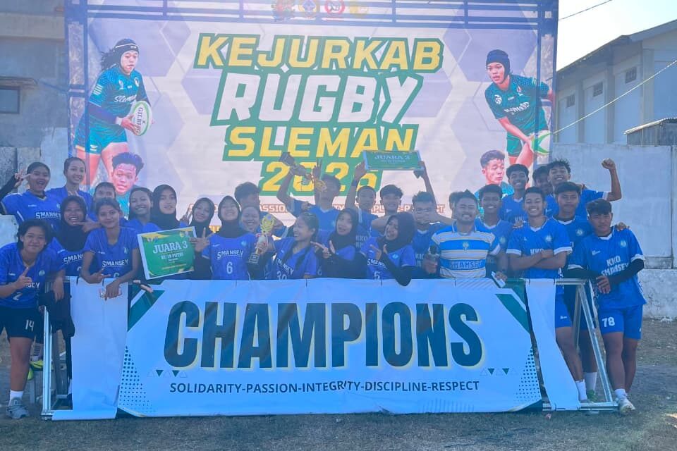 SMAN 1 Seyegan Tampil Memukau di Kejurkab Rugby Sleman 2026: Tim Putra Raih Juara 2, Tim Putri Sabet Juara 3
