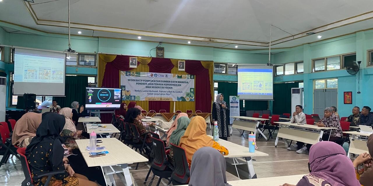 Refleksi untuk Berbenah, Evaluasi untuk Bertumbuh, Tindak Lanjut untuk Maju: SMAN 1 Seyegan Gelar Workshop Peningkatan SDM