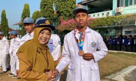 Siswa SMAN 1 Seyegan Sabet Juara 3 Kejurkab Gulat Gaya Bebas Class 61 Kg