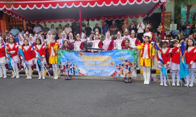 Gema Irama di Kaki Merapi: Tim Drumband SMAN 1 Seyegan Unjuk Gigi di Parade Kaliurang 2026