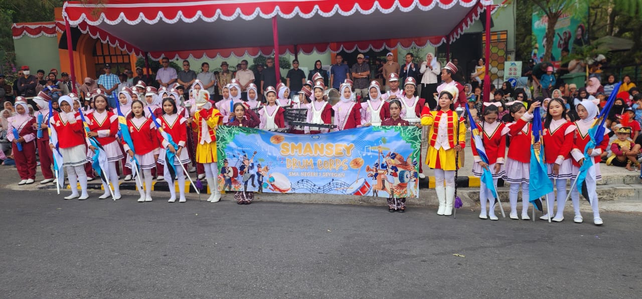 Gema Irama di Kaki Merapi: Tim Drumband SMAN 1 Seyegan Unjuk Gigi di Parade Kaliurang 2026