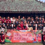 LDK dan Serah Terima Jabatan Praja SMAN 1 Seyegan Digelar di Joglo Green House