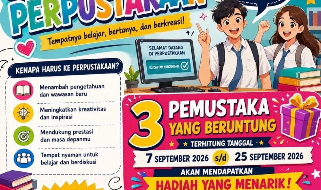 Tingkatkan Minat Baca, Perpustakaan Mangesthi Pustaka SMAN 1 Seyegan Apresiasi Pemustaka Aktif Lewat Program Hadiah Menarik