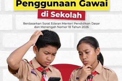 Menjaga Fokus dan Karakter Bangsa: Menatap Kebijakan Pembatasan Gawai bagi Pelajar