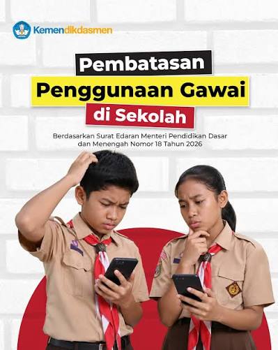 Menjaga Fokus dan Karakter Bangsa: Menatap Kebijakan Pembatasan Gawai bagi Pelajar