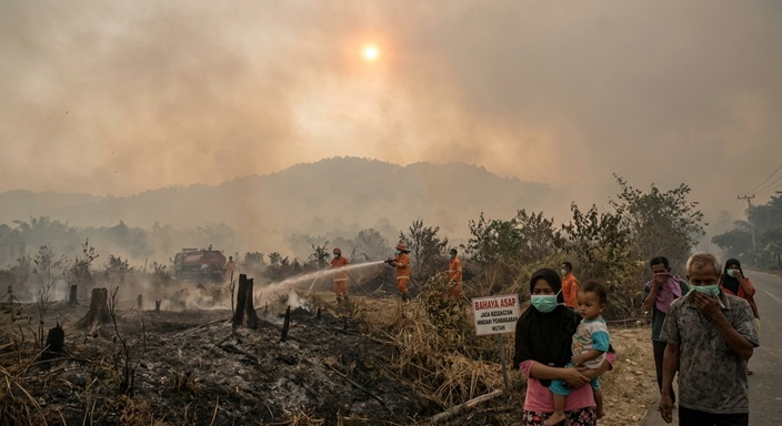 Racun di Udara: Bahaya Terselubung Asap Pembakaran Hutan bagi Kesehatan dan Lingkungan