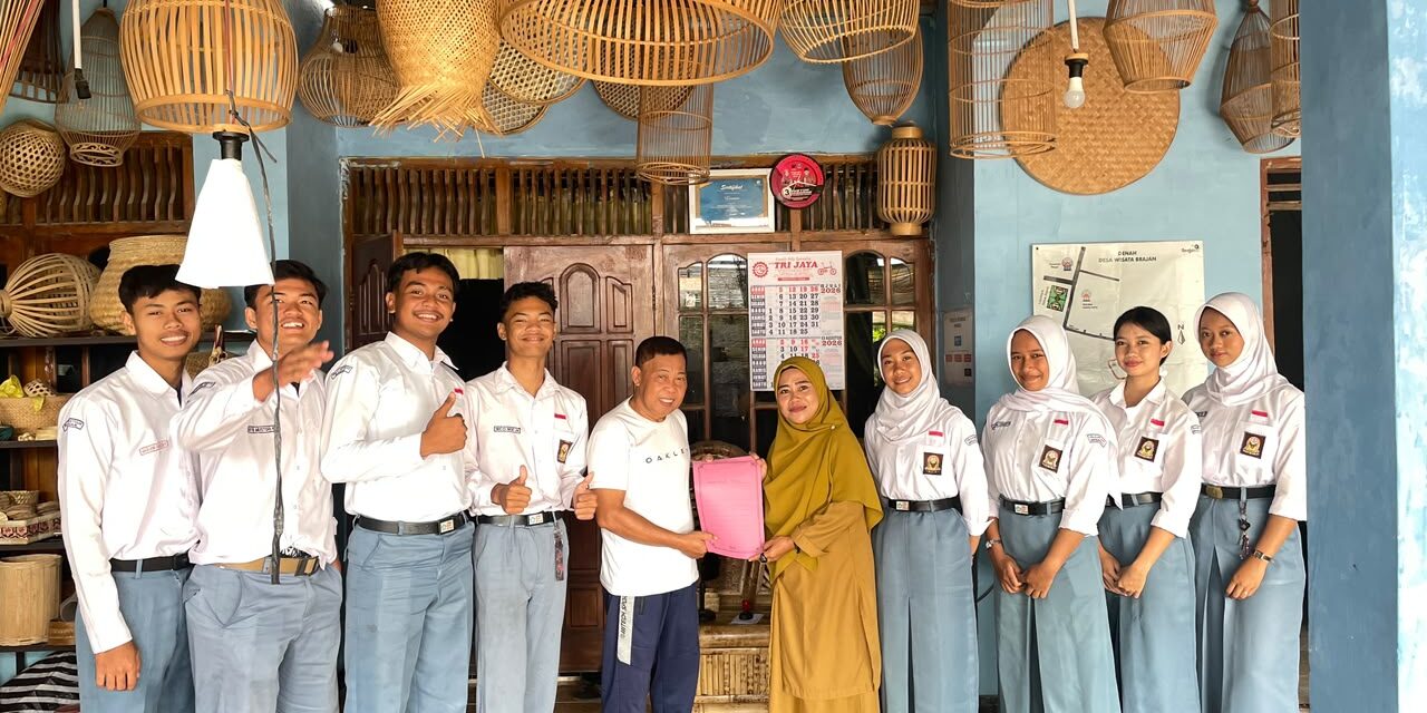 Menemukan Inspirasi di Tanah Sendiri: Pengalaman Magang Alternatif Siswa SMAN 1 Seyegan di Desa Wisata Kerajinan Bambu Brajan